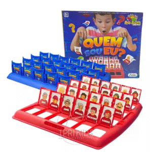 QUEM SOU EU ORIGINAL JOGO INFANTIL MESA TABULEIRO EDUCATIVO CRIANÇA ADIVINHE O PERSONAGEM
