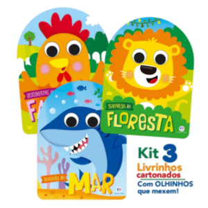 Kit 3 livros infantil - Olhinhos Curiosos