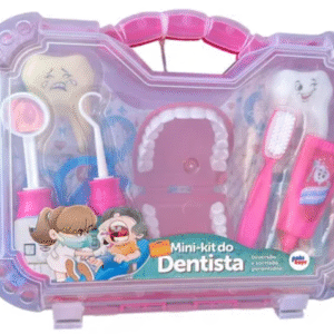 Brinquedo Infantil Maleta Grande De Dentista Boca Articulada