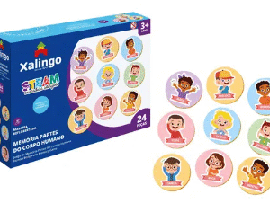 Jogo Da Memória Steam Partes Do Corpo Humano 24 Pçs Xalingo