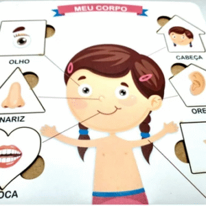 2 Jogos Tabuleiro Colorido Corpo Humano Menino E Menina