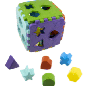 Brinquedo Educativo de Encaixar Cubo Educa Mais Baby Educativo Kendy